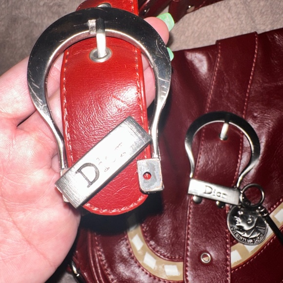 Vintage Red Purse - Picture 9 of 10